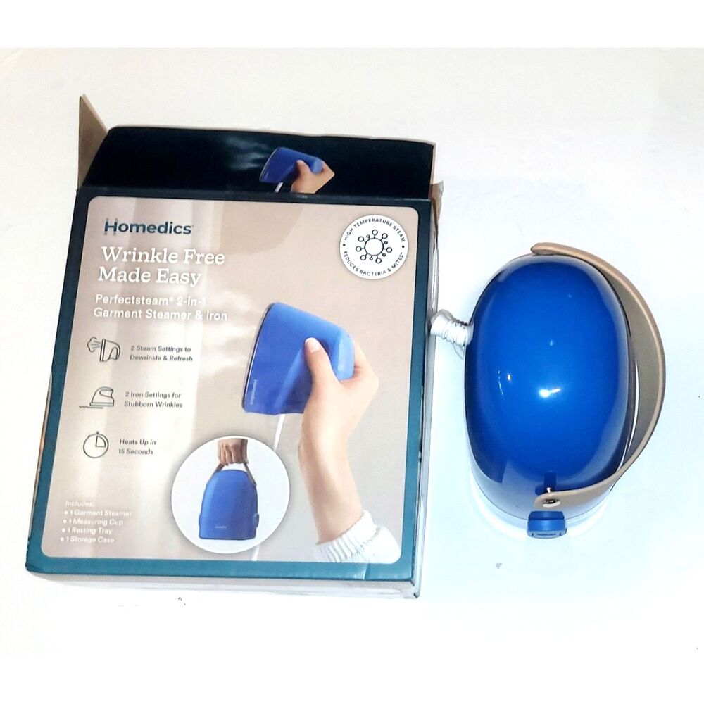 HoMedics PerfectSteam 2-in-1 Garment Steamer & Iron.